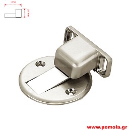 381 Στοπ πορτας νικελ ματ