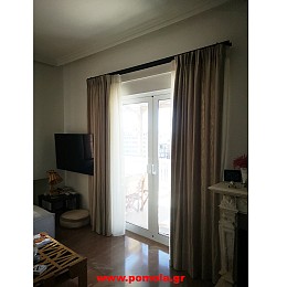 912 Τοποθετηση Κουρτινας με ραφη