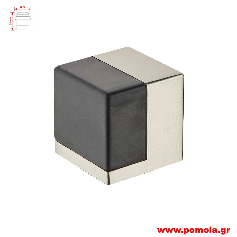 378 Στοπ πορτας νικελ ματ