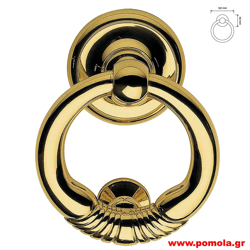 014 Ρόπτρο πόρτας ΙΤΑΛΙΑΣ GOLD