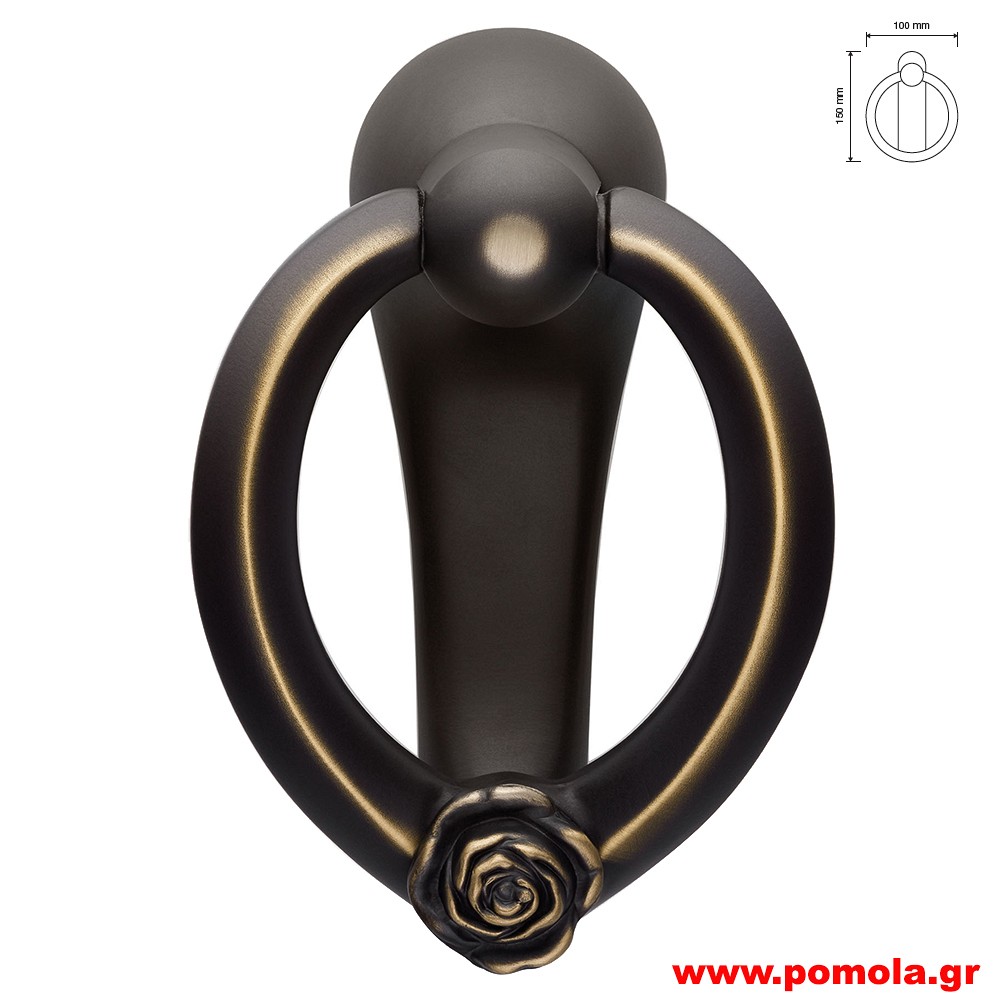 015 Ρόπτρο πόρτας ΙΤΑΛΙΑΣ GOLD