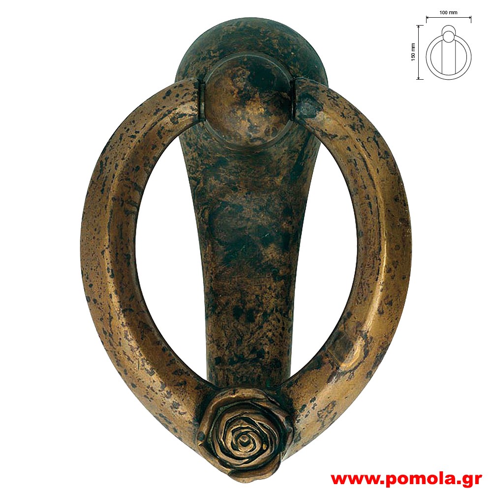 017 Ρόπτρο πόρτας ΙΤΑΛΙΑΣ GOLD