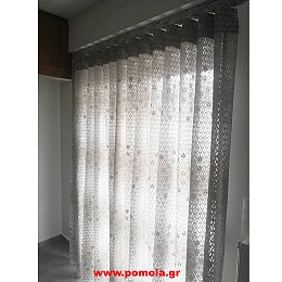 931 Κουρτινα με ραφη wave