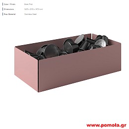 015 Θήκη για κάψουλες σε χρώμα ροζ ματ prntz