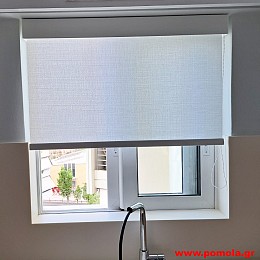 951 Σκιαση ρολλερ με τετραγωνη κασετινα
