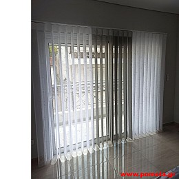 966 Σκιαση με  υφασματινες καθετες περσιδες