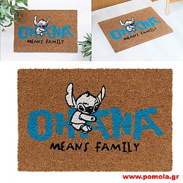 046 Πατάκι εξώπορτας DISNEY LILO AND STITCH OHANA