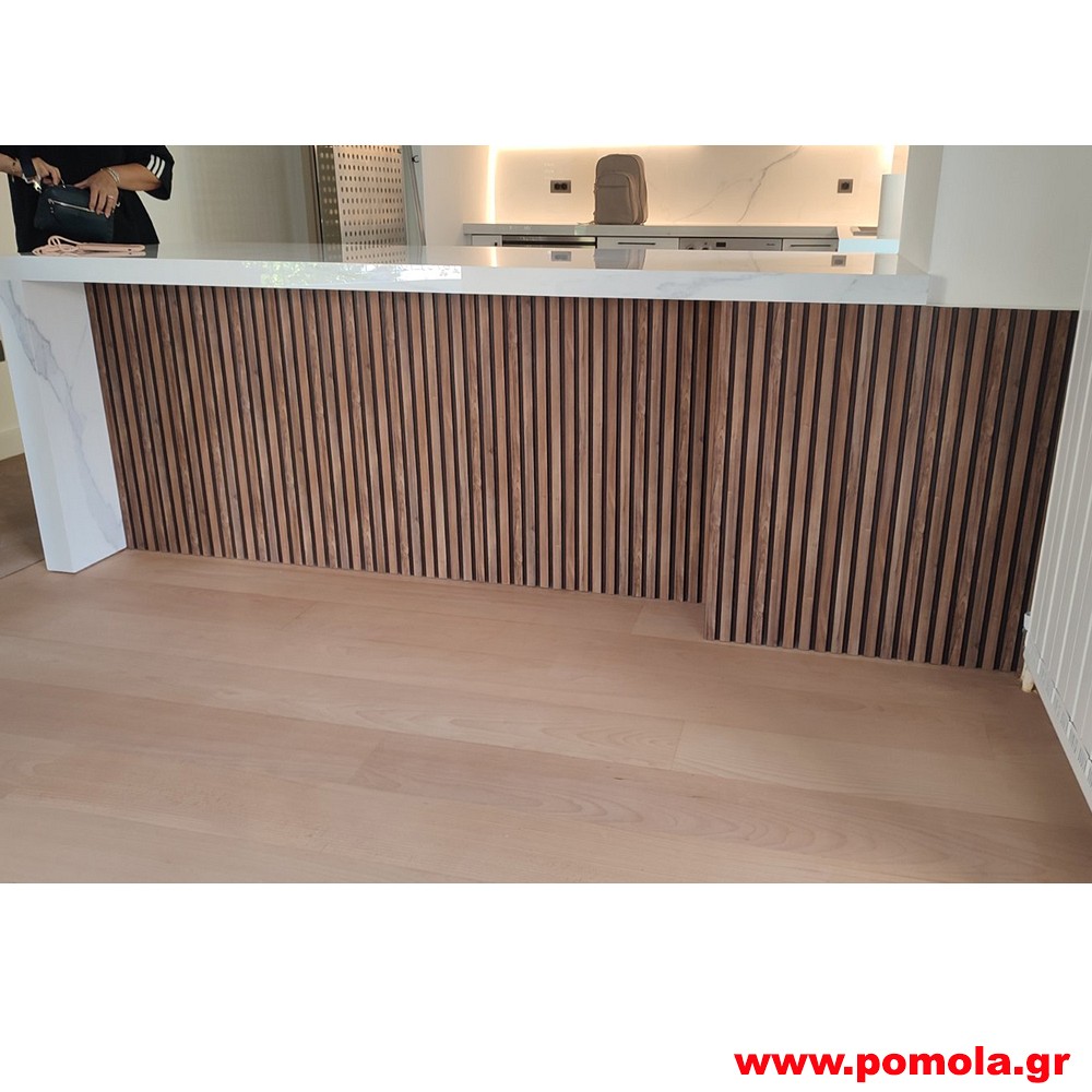 299 Τοποθέτηση ταπετσαρίας πανελ 3d πηχακι ξύλινο