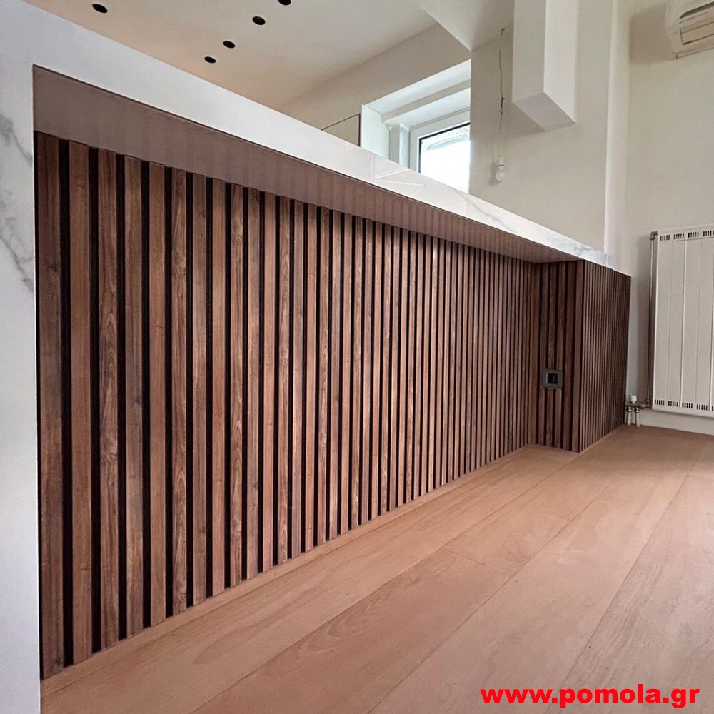 300 Τοποθέτηση ταπετσαρίας πανελ 3d πηχακι ξύλινο