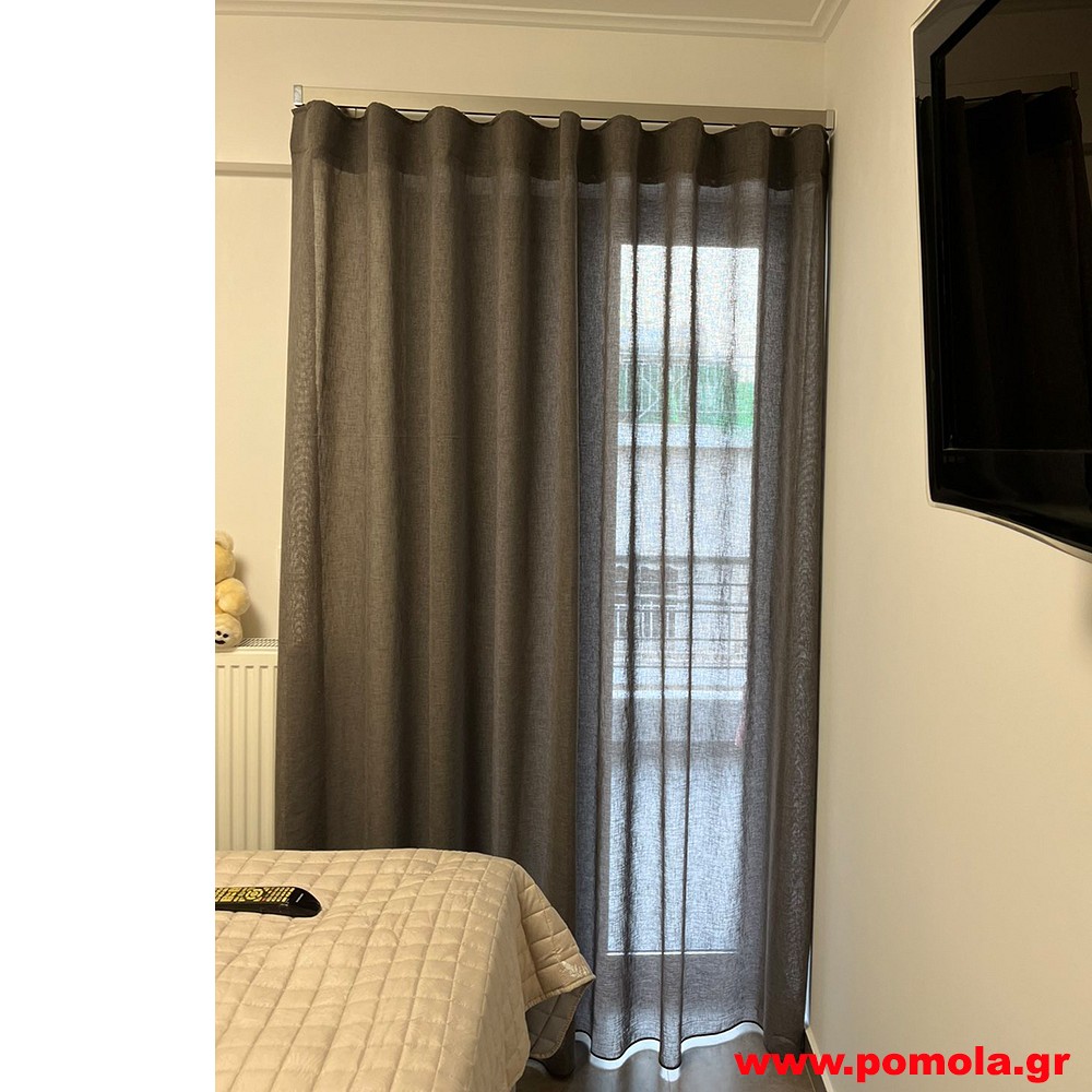 984 Κουρτινα με ραφη wave