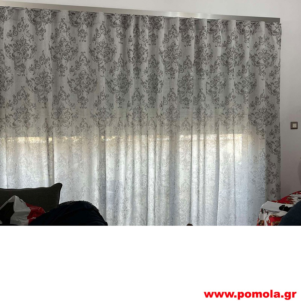 987 Κουρτίνα με ραφή wave