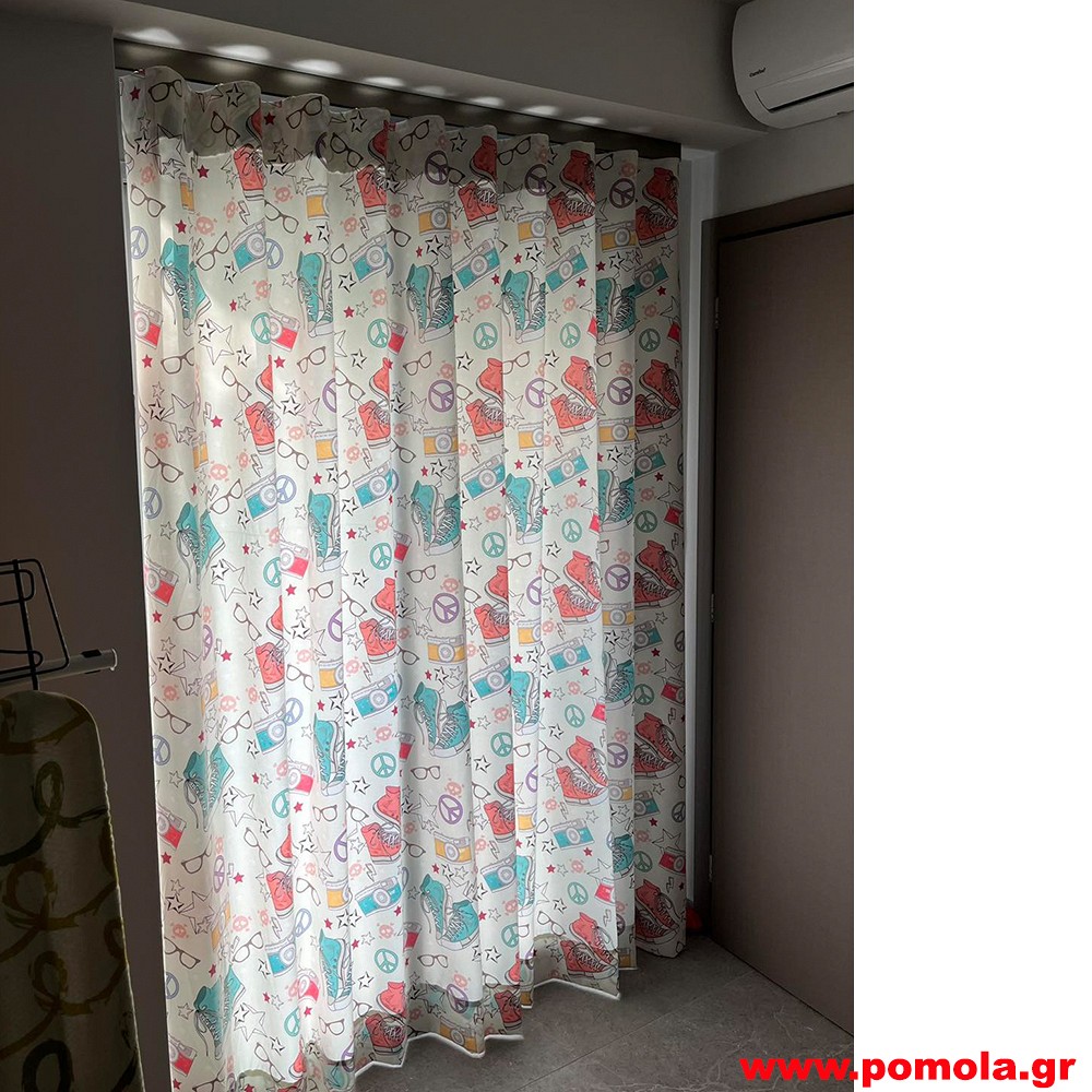 990 Κουρτίνα με ραφή wave