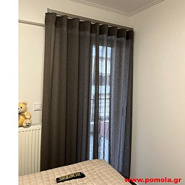 985 Κουρτινα με ραφη wave