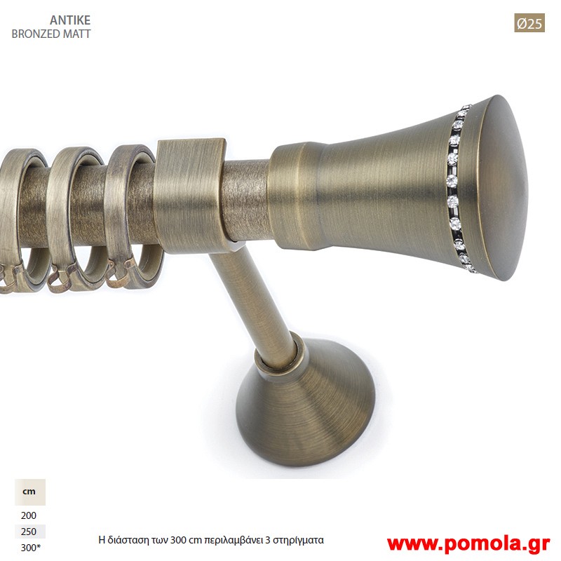 115 Κουρτινοβεργα Φ 25