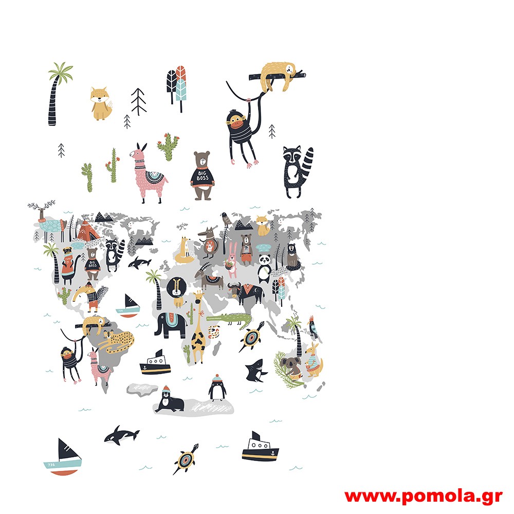 188 Ταπετσαρία τοίχου παιδική kdswll zrv