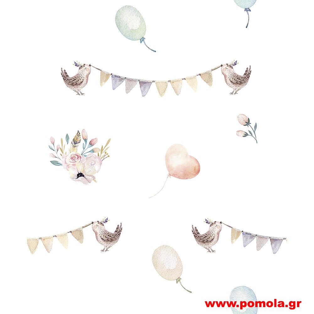 222 Ταπετσαρία τοίχου παιδική kdswll zrv