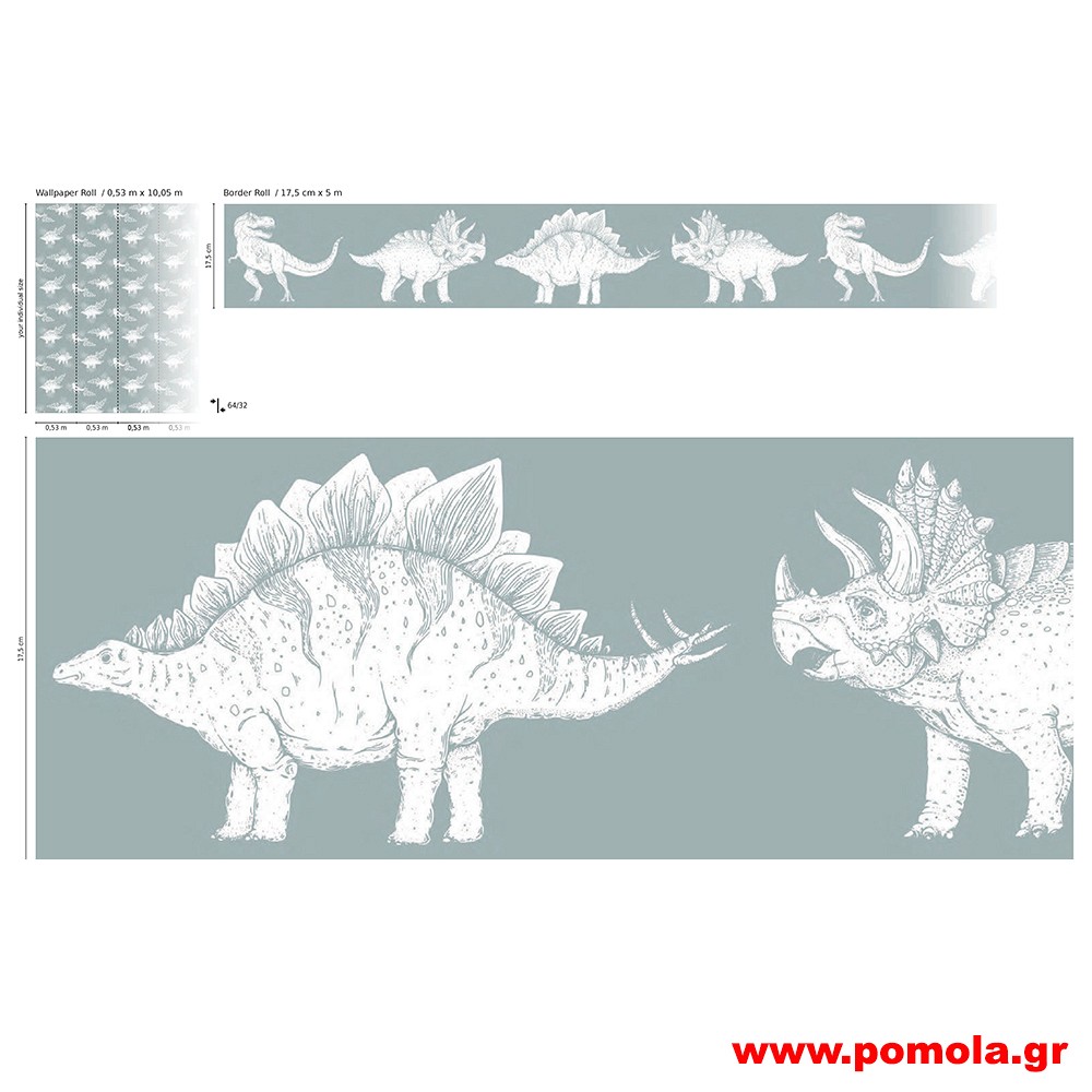 253 Ταπετσαρία τοίχου παιδική kdswll zrv