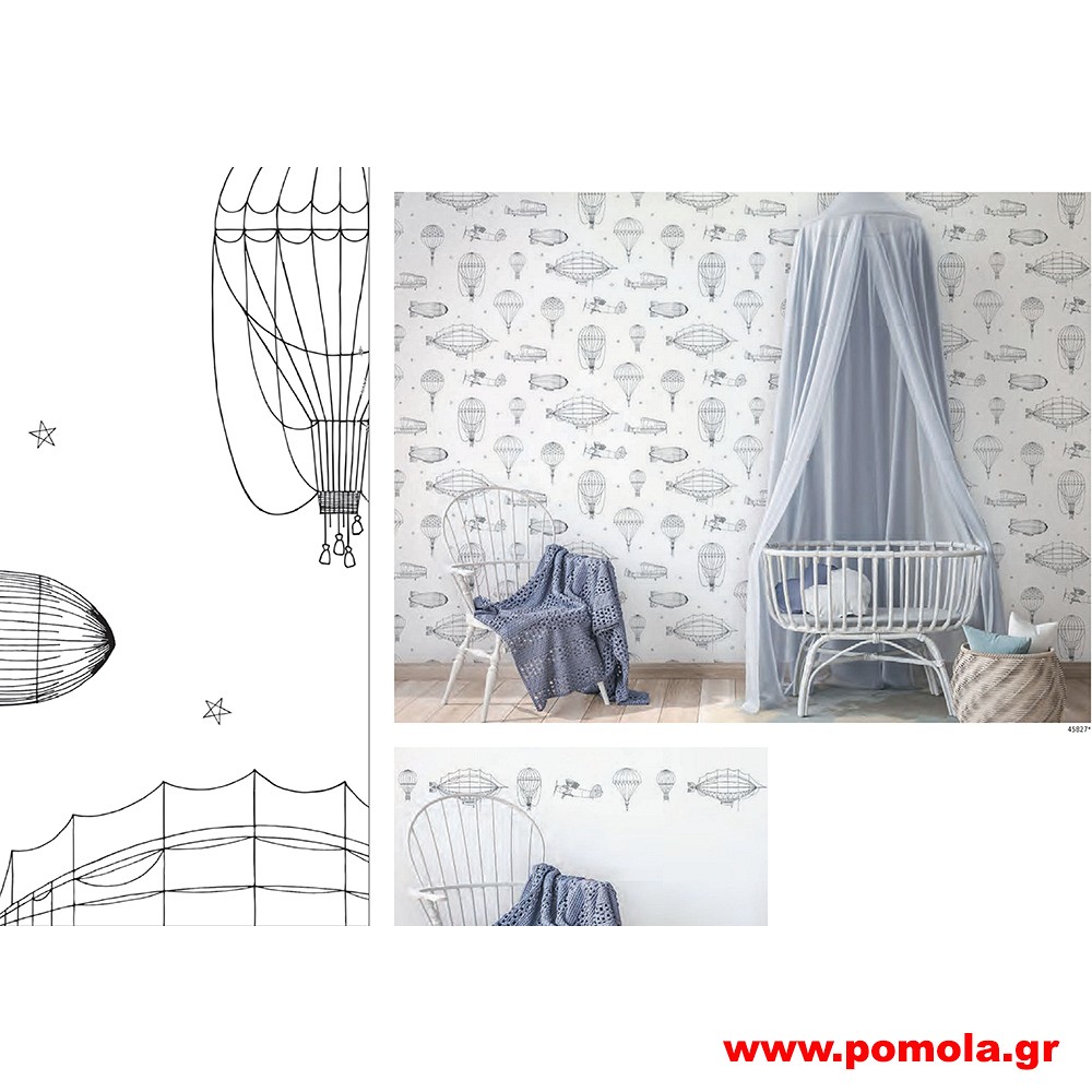 265 Ταπετσαρία τοίχου παιδική kdswll zrv