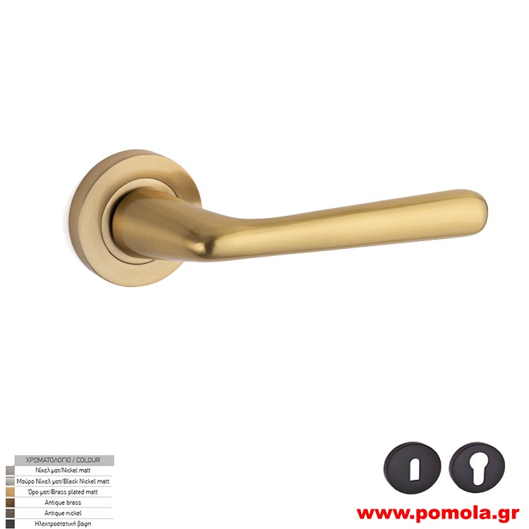 174 Πόμολο πόρτας όρο ματ zbls