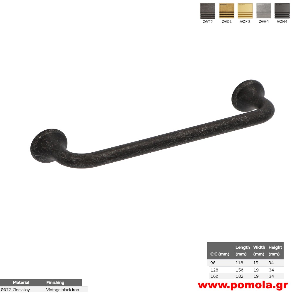 158 Λαβίτσα κουζίνας, ντουλάπας, επίπλου, ΙΤΑΛΙΑΣ