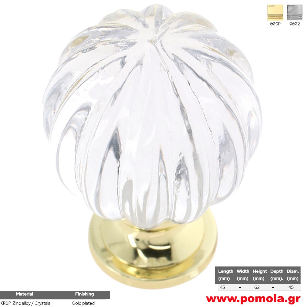 234 Πομολάκι με κρύσταλλο Swarovski, κουζίνας, ντουλάπας, επίπλου, ΙΤΑΛΙΑΣ