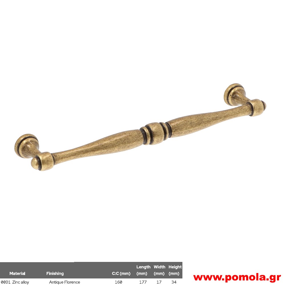 339 Λαβίτσα κουζίνας, ντουλάπας, επίπλου, ΙΤΑΛΙΑΣ