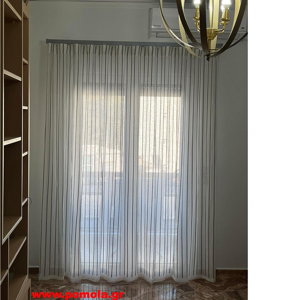 1130 Κουρτίνα με ραφή wave