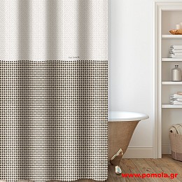 1106 Κουρτίνα μπάνιου με 2,40 πλάτος  Χ 1,85 ύψος CASHMERE