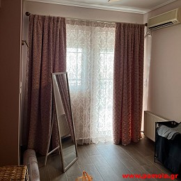 1142 Κουρτίνα με  βασική ραφή