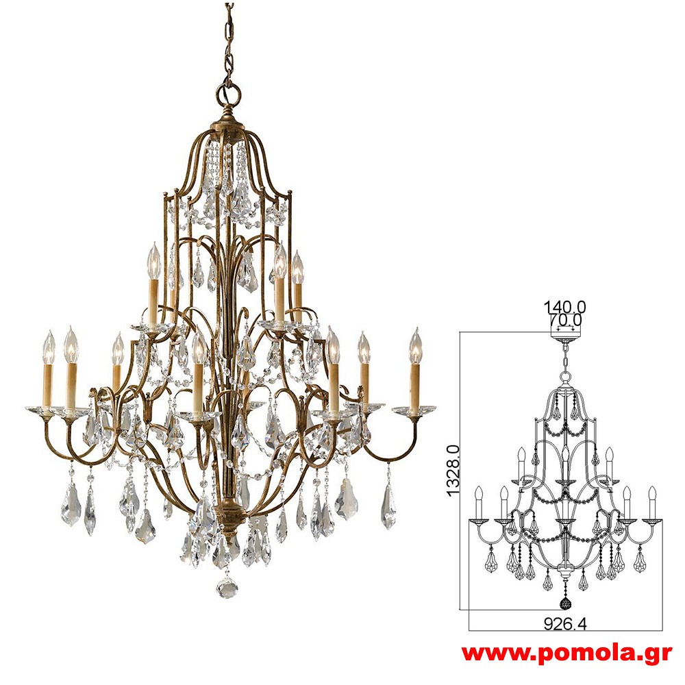 1313 Φωτιστικά εσωτερικού χώρου ΚΛΑΣΣΙΚΑ ΚΑΙ VINTAGE Β