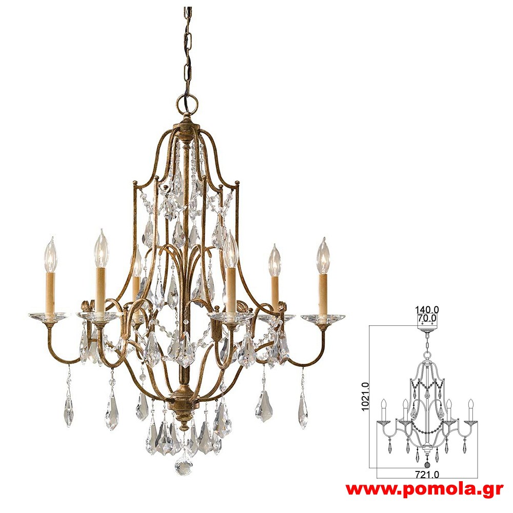 1315 Φωτιστικά εσωτερικού χώρου ΚΛΑΣΣΙΚΑ ΚΑΙ VINTAGE Β