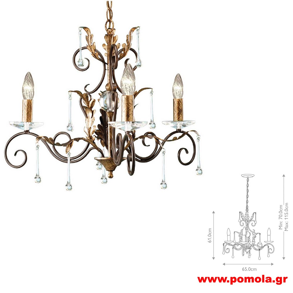 1351 Φωτιστικά εσωτερικού χώρου ΚΛΑΣΣΙΚΑ ΚΑΙ VINTAGE Β