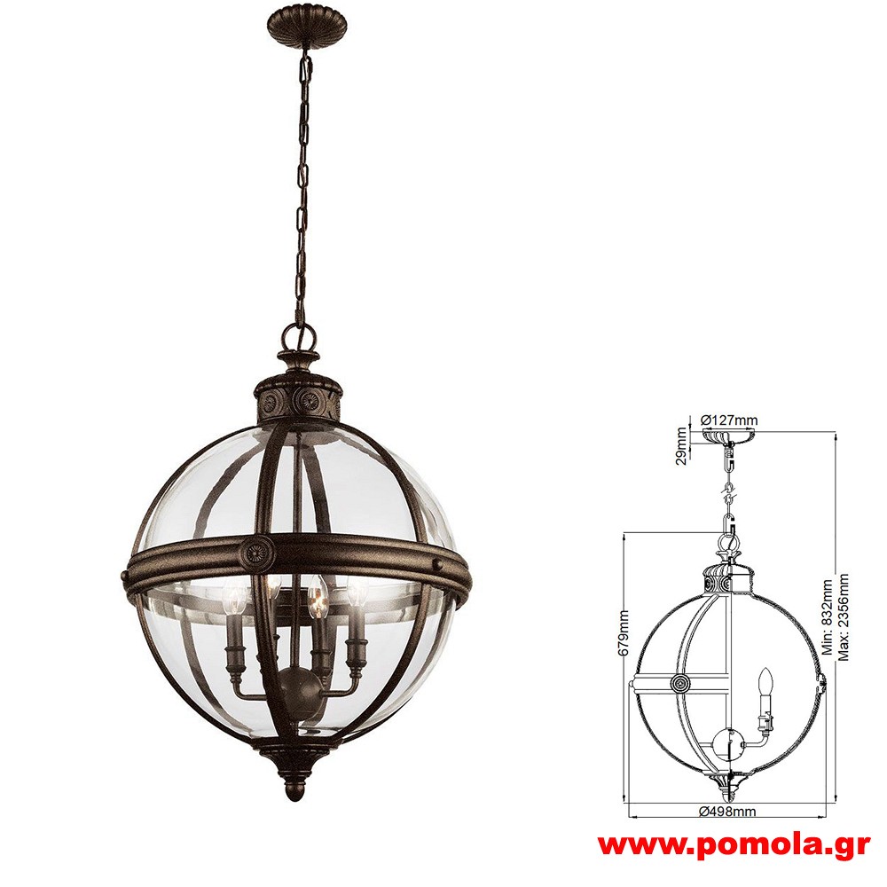1505 Φωτιστικά εσωτερικού χώρου ΚΛΑΣΣΙΚΑ ΚΑΙ VINTAGE Β