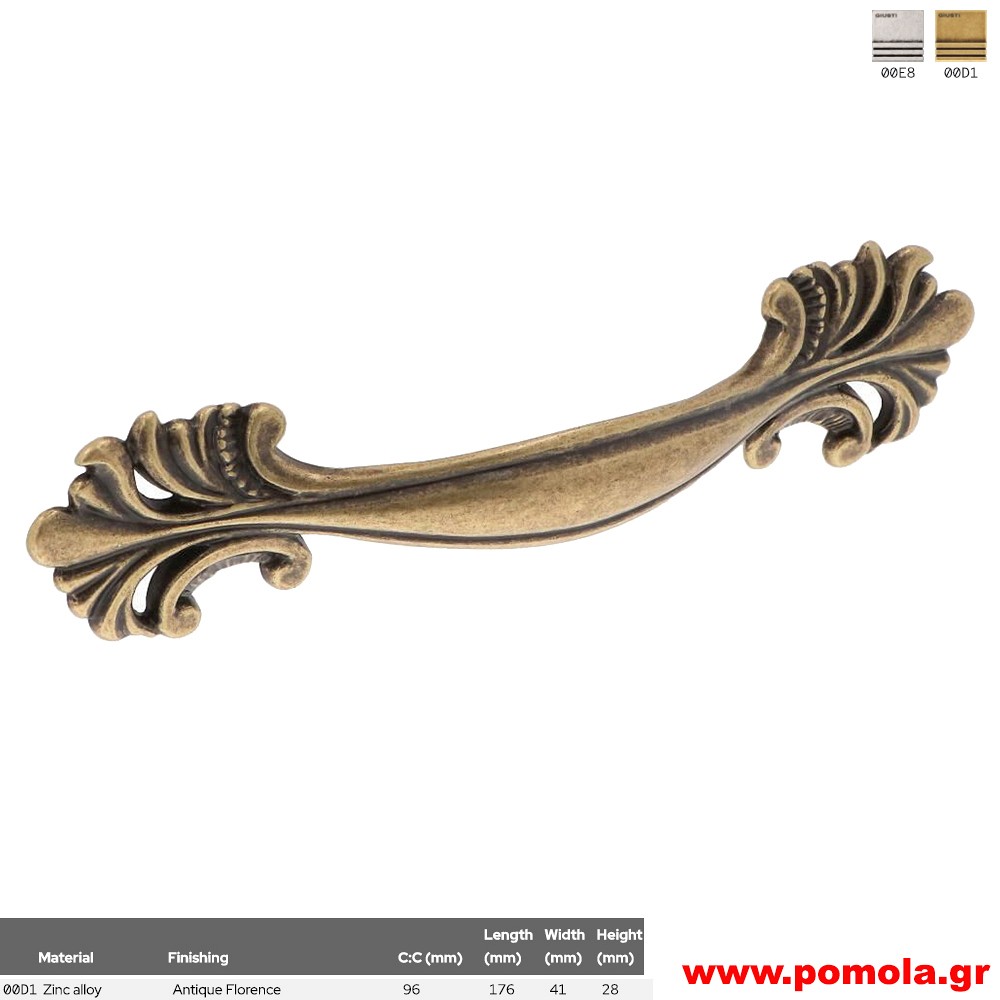 359 Λαβίτσα κουζίνας, ντουλάπας, επίπλου, ΙΤΑΛΙΑΣ