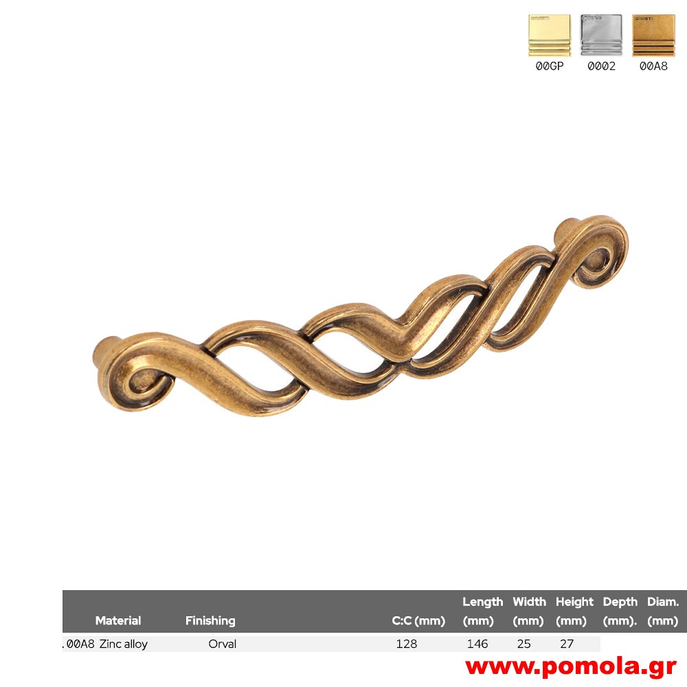 494 Λαβίτσα κουζίνας, ντουλάπας, επίπλου, ΙΤΑΛΙΑΣ