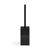 DW 6200 Toilet brush set porcelain Black / Black matt