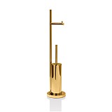 DW 670 Toilet brush set - Gold 24 Carat