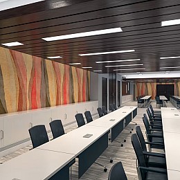 012 Ηχοαπορροφητικό πάνελ με εκτύπωση σχεδίου