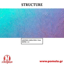 011 Διακοσμητική επιφάνεια πανελ STRUCTURE