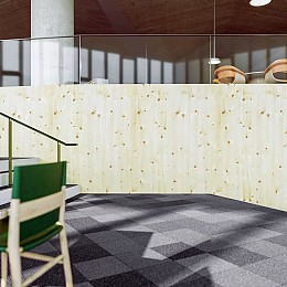 012 Ηχοαπορροφητικό πάνελ με εκτύπωση Premium Ξύλου