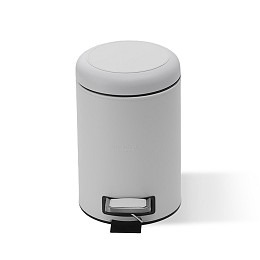 BROWNIE TE    Pedal bin Artificial leather white