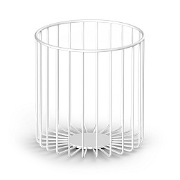 DW 220      Towel basket - White matt