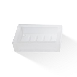 DW 970      soap dish - glass satin