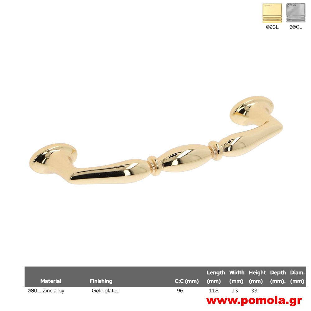 669 Λαβίτσα κουζίνας, ντουλάπας, επίπλου, ΙΤΑΛΙΑΣ