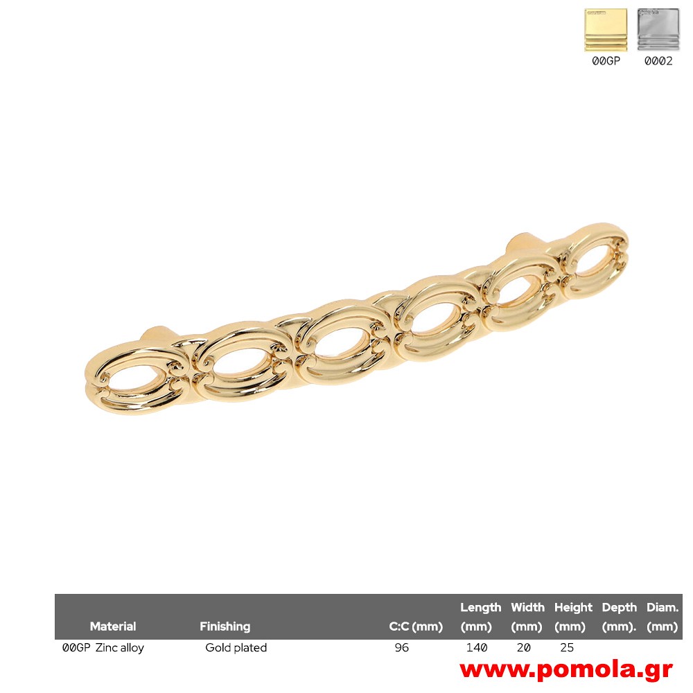 712 Λαβίτσα κουζίνας, ντουλάπας, επίπλου, ΙΤΑΛΙΑΣ