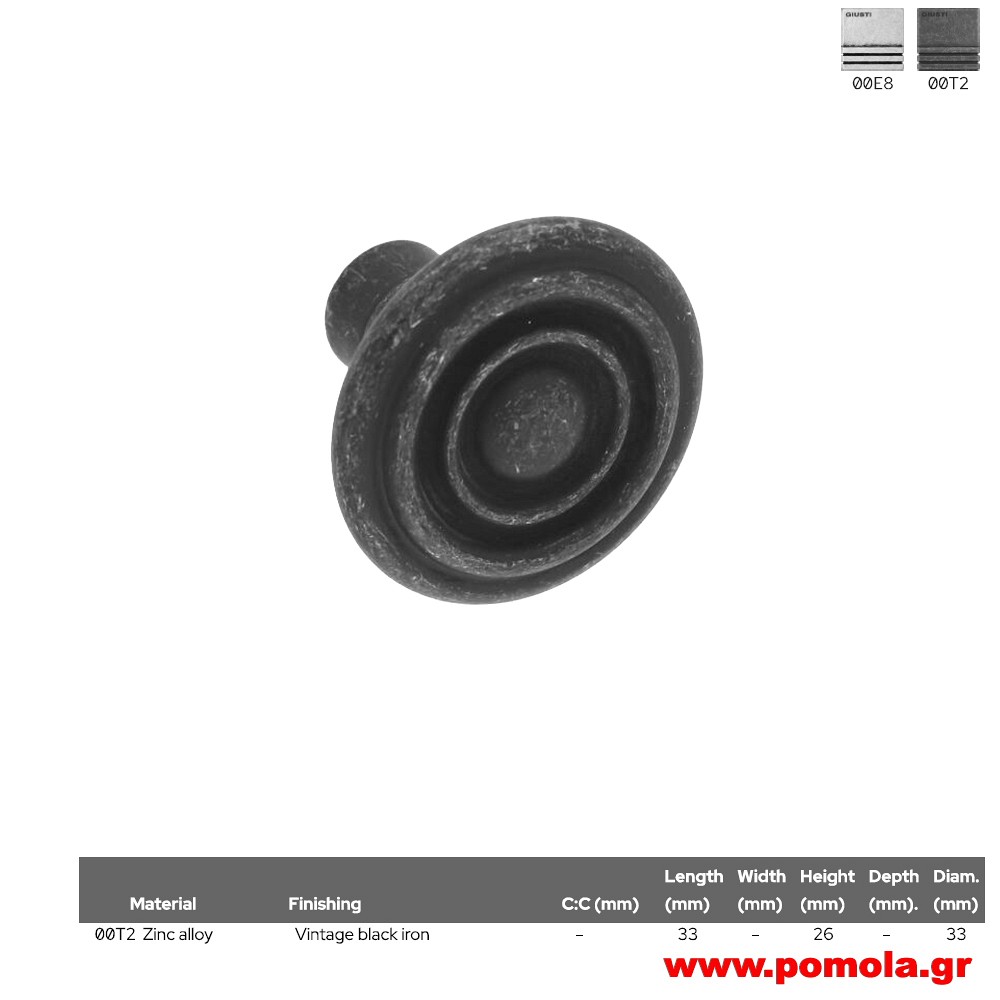 734 Πομολάκι κουζίνας, ντουλάπας, επίπλου, ΙΤΑΛΙΑΣ