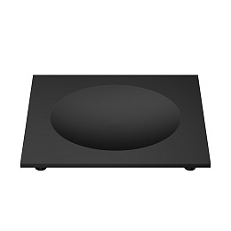 DW 351      Tray - black matt - squaric