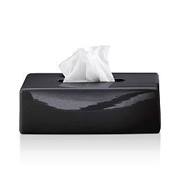 KB 88  Tissue box - Porcelain black