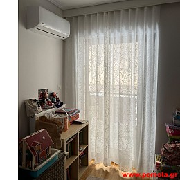 1166 Κουρτίνα με ραφή wave