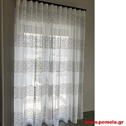 1180 Κουρτίνα με ραφή wave